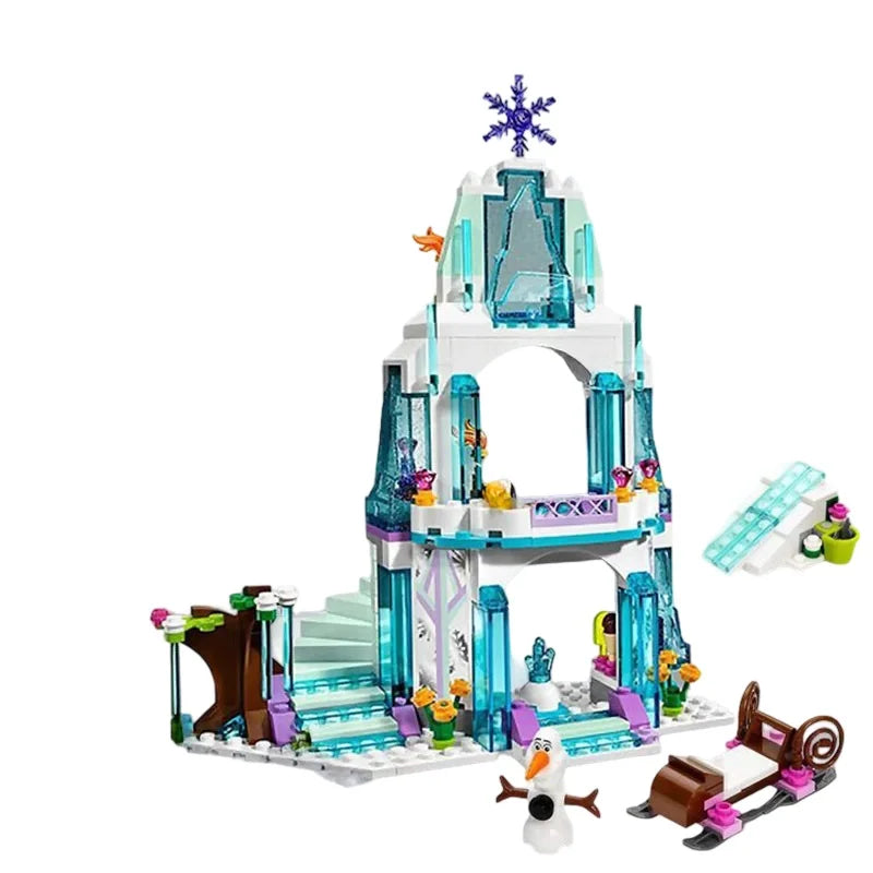 Frozen Princess Ice Castle Building Blocks Set – Girls Toy Gift