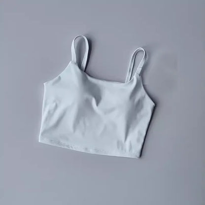 Women's Push-Up Sports Bra with Fixed Removable Pads