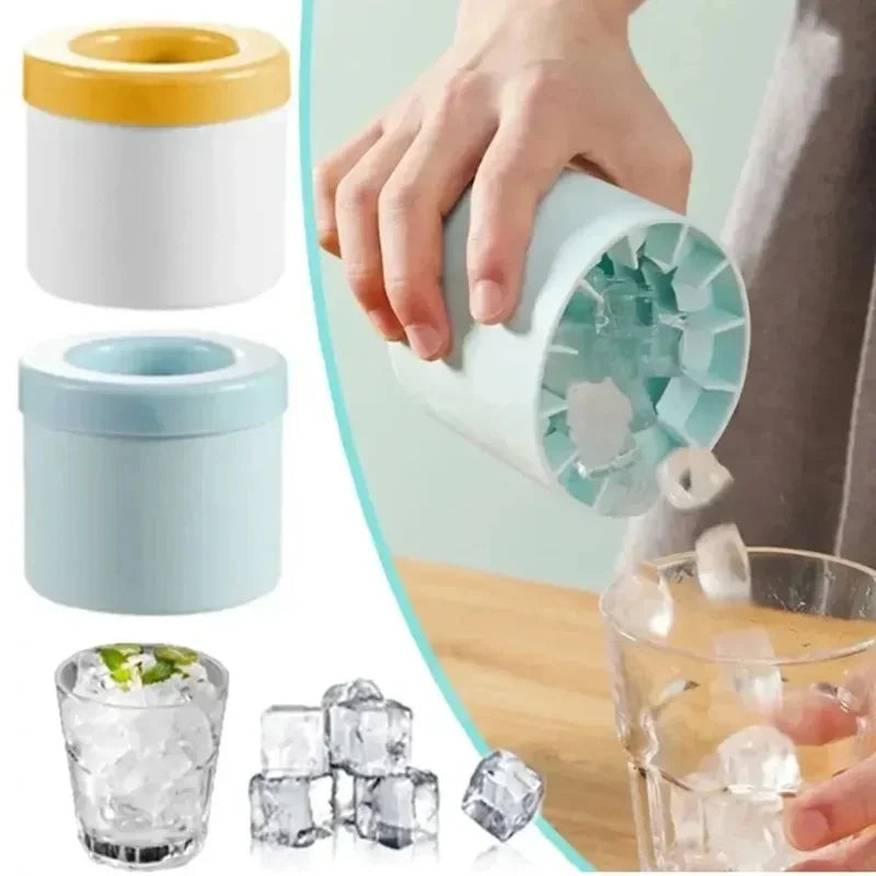 Round Ice Bucket Cube Mold Summer Homemade Diy Refrigerator Freeze Maker Creative Barware Tools
