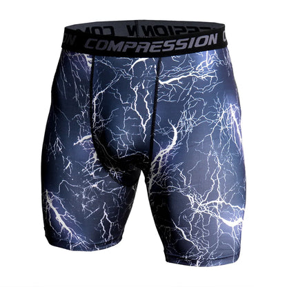 Men's Camo Compression Shorts – 3D Print Gym Workout Tights