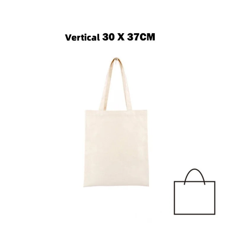 Canvas Tote Bag – Large Capacity Eco-Friendly Reusable Cotton Shoulder Bag