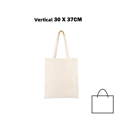 Canvas Tote Bag – Large Capacity Eco-Friendly Reusable Cotton Shoulder Bag