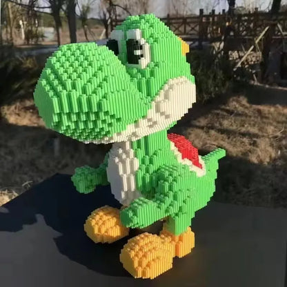 Dinosaur & Yoshi Mini Blocks Building Set – 5480/7050 Pcs