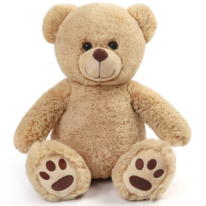 Teddy Bear Stuffed Animal – 12" Cute Plush Brown Bear Toy