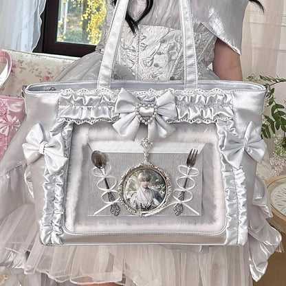 Ita Bag Transparent Window Tote – Y2K Kawaii Crossbody Shoulder Bag