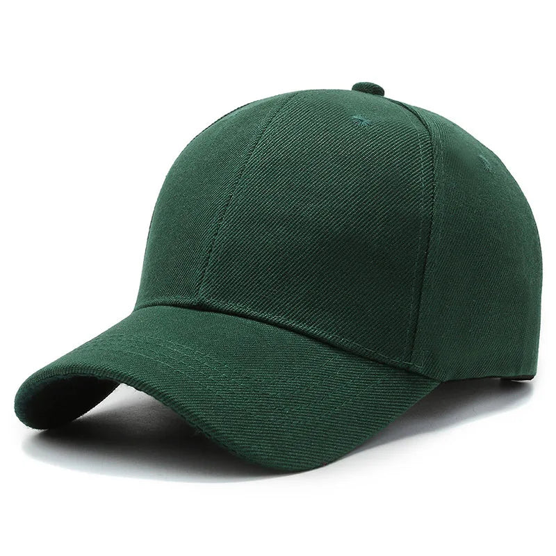 Plain Baseball Cap – Unisex Adjustable Snapback Dad Hat