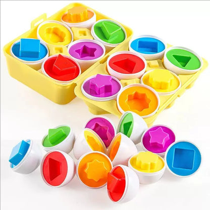 Montessori Smart Eggs Educational Toy for Toddlers 1-3