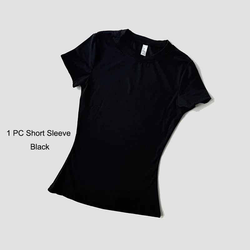 Women's Yoga Set – High-Waist Shorts & Sport Top Fitness Suit