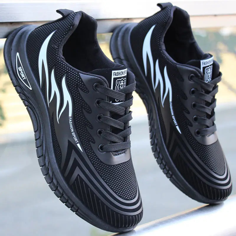 Men's Breathable Running Sneakers – Anti-Slip Casual Sports Shoes