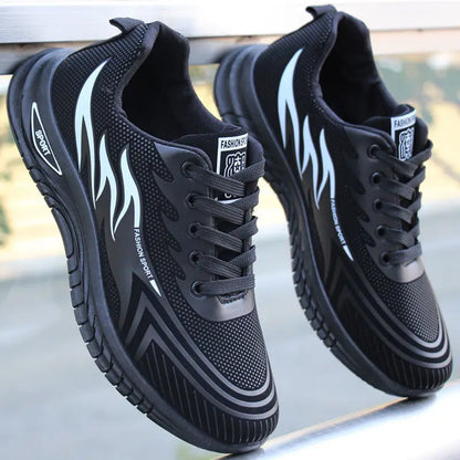 Men's Breathable Running Sneakers – Anti-Slip Casual Sports Shoes