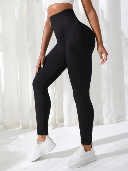 Seamless Yoga Leggings for Women – High Waist Gym Fitness Pants