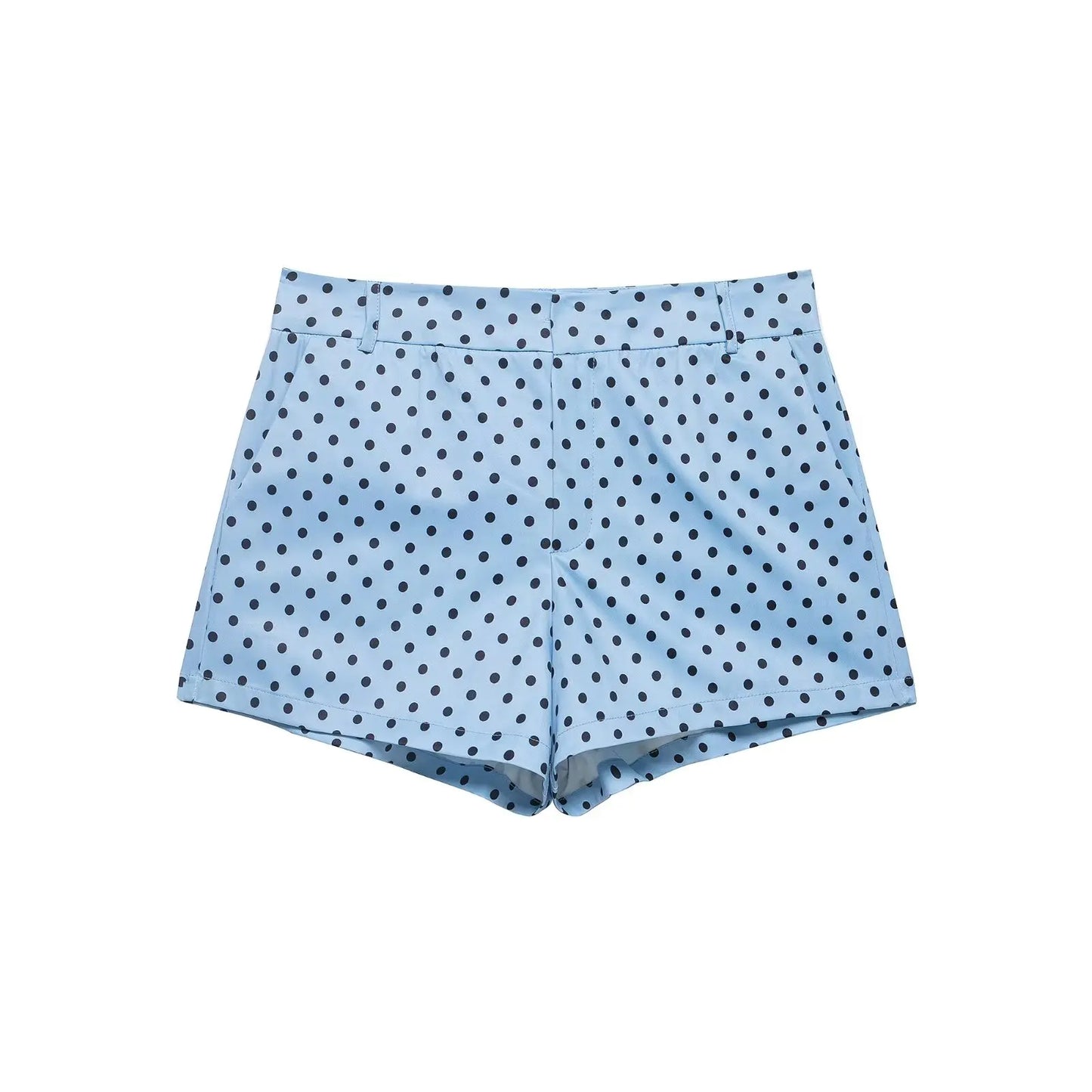 Women's Polka Dot Jacket & Shorts Set
