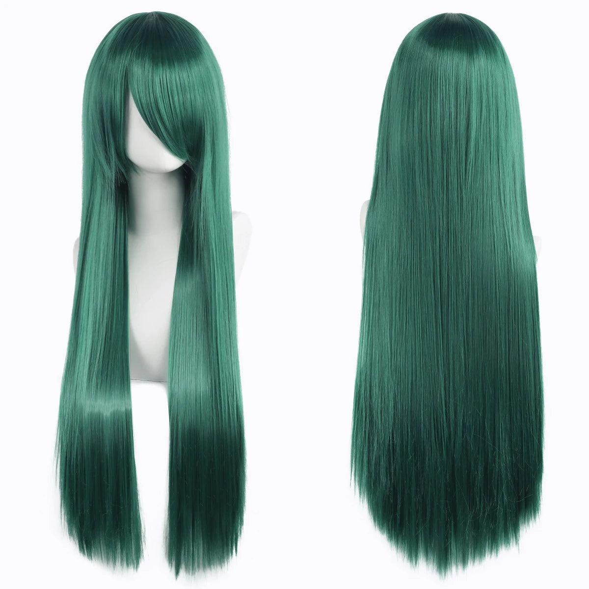 Long Straight Cosplay Wig – 32 Inch Synthetic Lolita Hair, 36 Colors