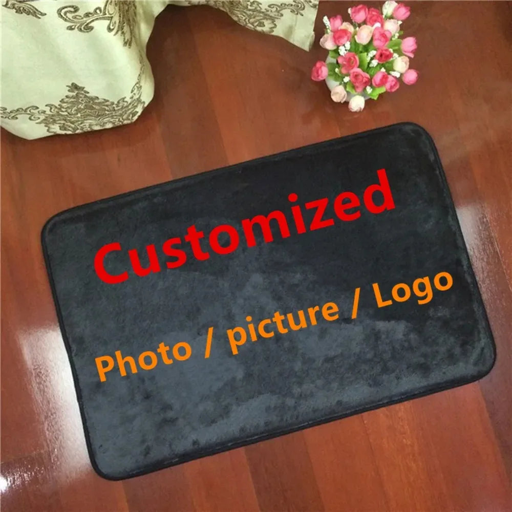 Custom Printed Rug – Personalized Area Rug with Your Photo, Text, or Logo