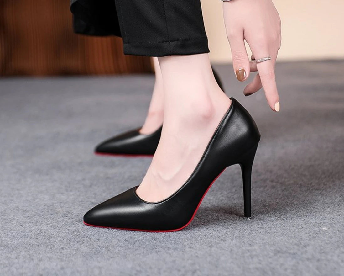 Red Bottom Women Heels – Classic Patent Leather Stiletto Pumps
