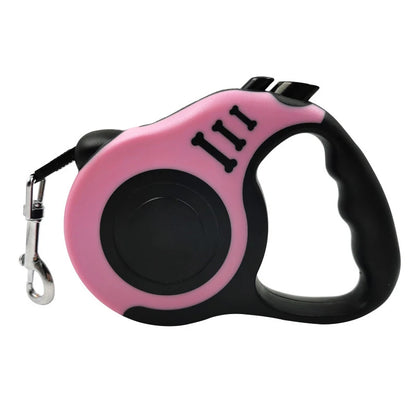 Retractable Dog Leash – Durable Nylon Lead for Dogs & Cats