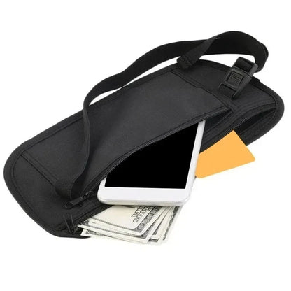 Hidden Money Belt Anti-Theft Travel Waist Pouch