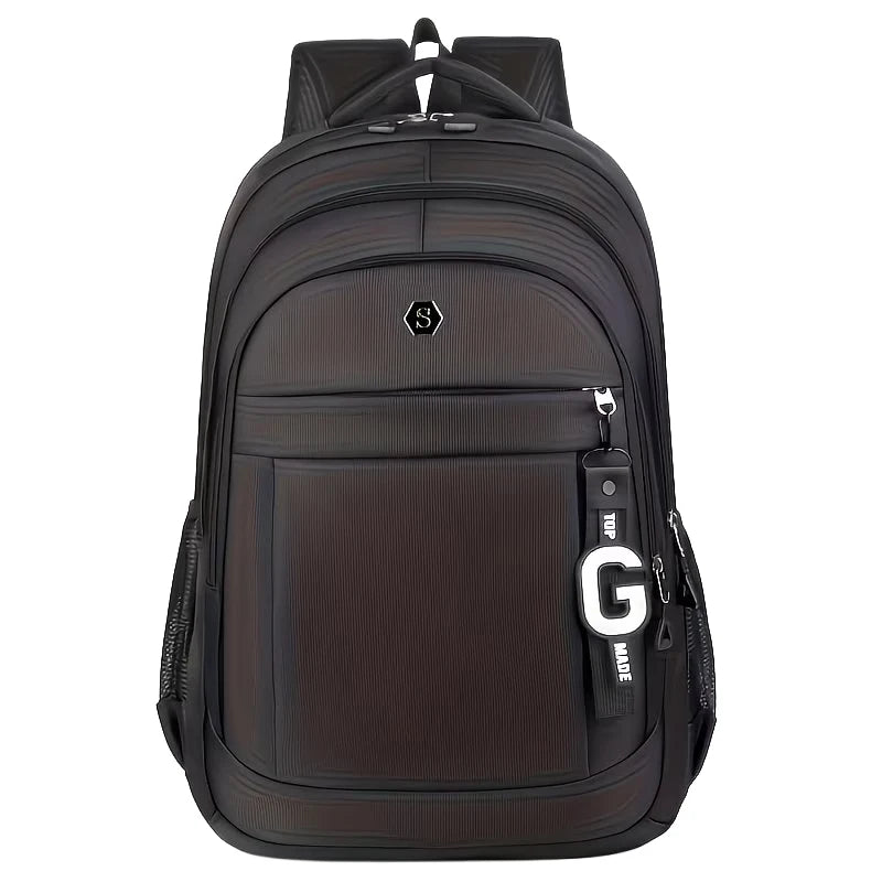 Oxford Laptop Backpack – Durable Multi-Zipper Work Bag for Men & Women