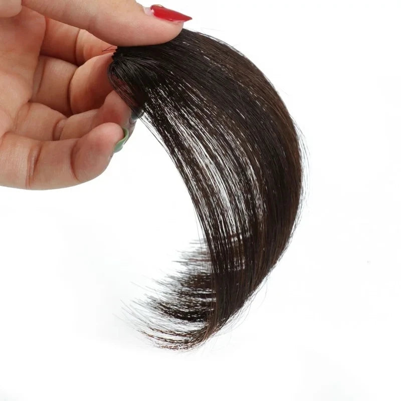 Clip-In Air Bangs Hair Extension – Synthetic Wispy Fringe Hairpiece for Women