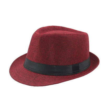 Fedora Sun Hat – Wide Brim Panama Jazz Cap for Men & Women