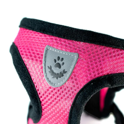 Adjustable Mesh Pet Harness Vest with Leash – Dog & Cat