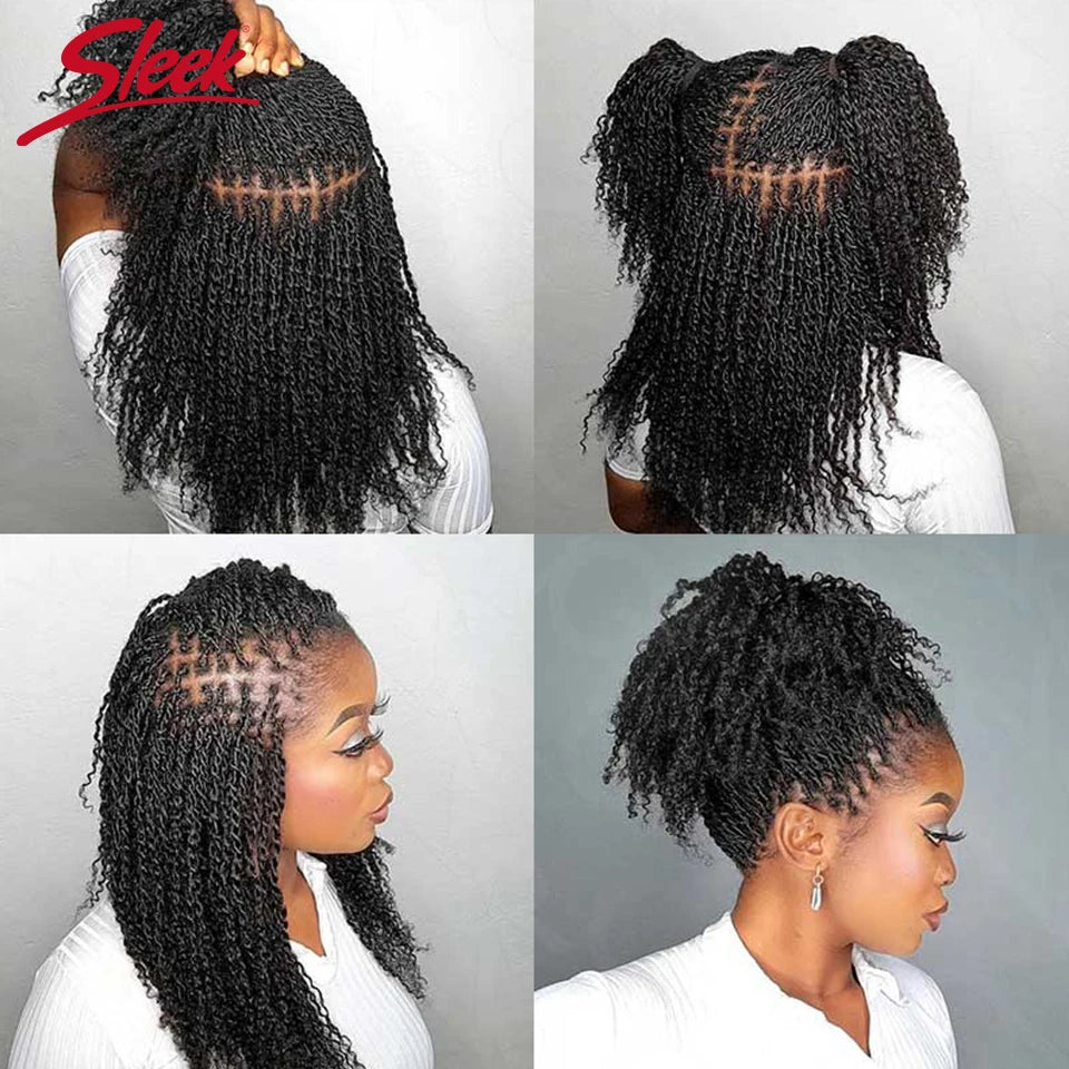 Sleek Afro Kinky Bulk Human Hair Braiding Twist Peruvian Qvr Remy Dreadlock Natural Color African