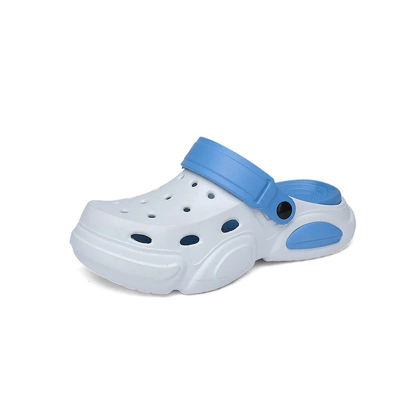 Men's Thick-Sole Clog Sandals – Non-Slip Breathable Beach Slippers