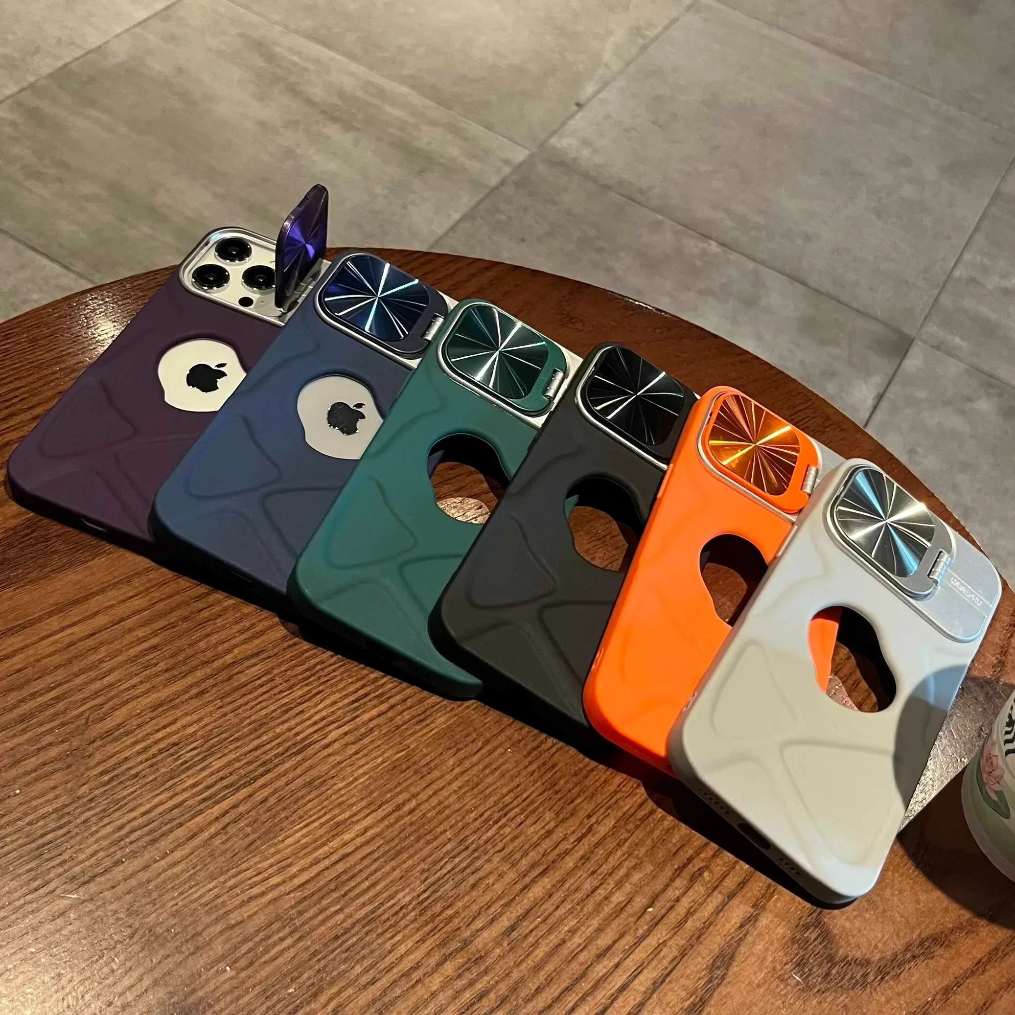 Fashion Logo Hole Magnetic iPhone Case