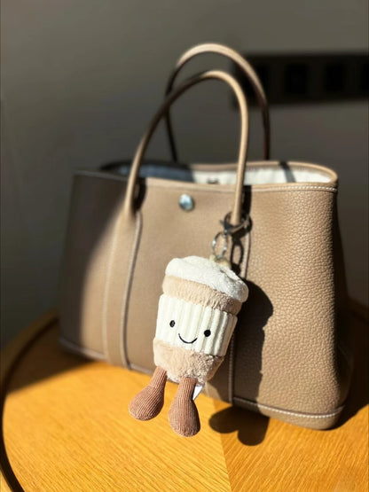 Kawaii Plush Keychain Bag Charm – Cute Food & Animal Mini Plush Toy