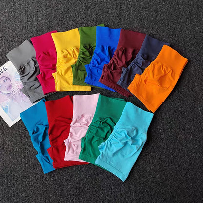 Women's High-Waist Yoga Shorts – Breathable Workout & Running Shorts