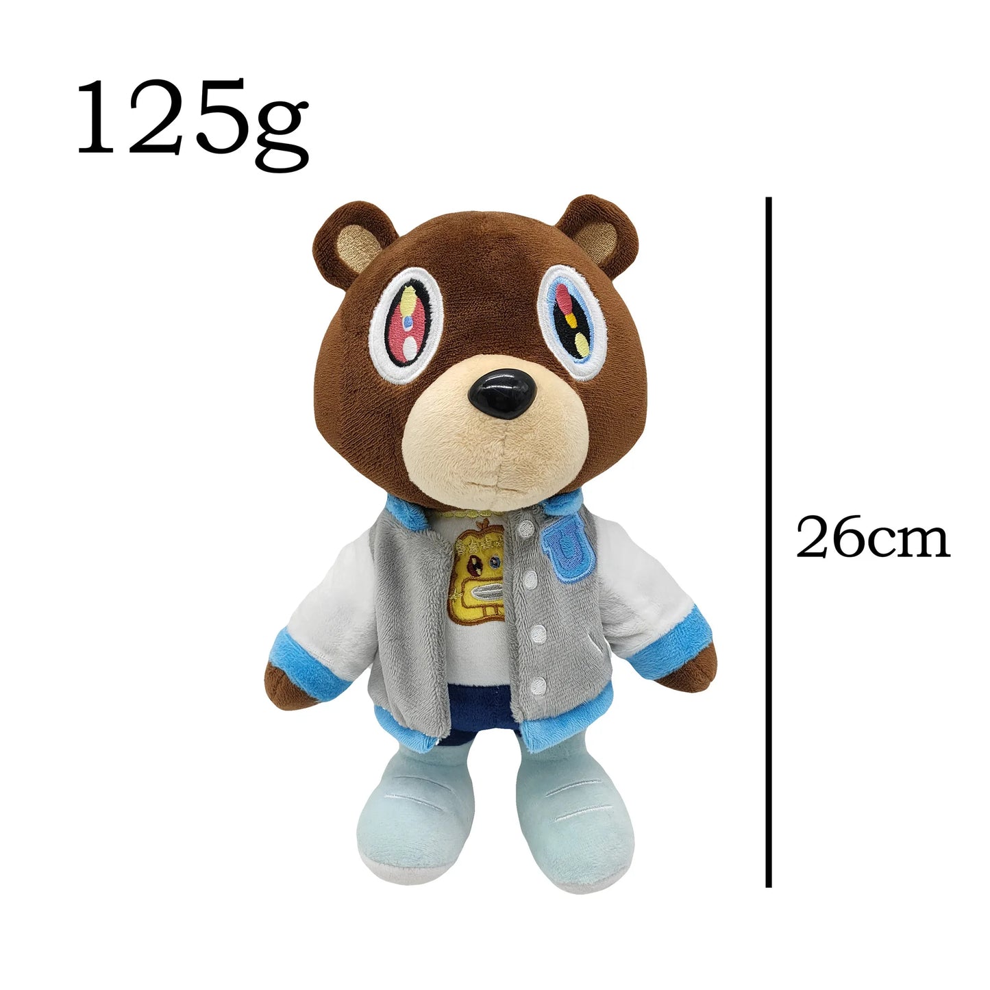 Graduation Bear Plush Toy – Kawaii Dropout Bear Stuffed Animal Doll