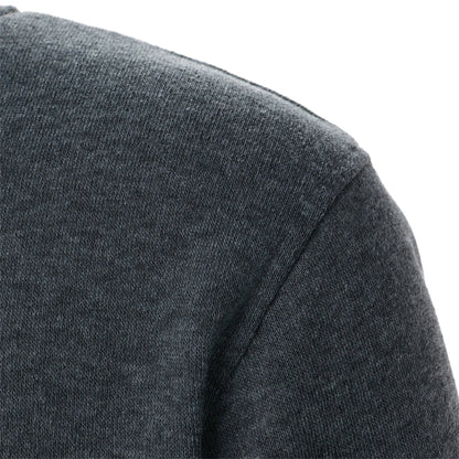 Men's Zip-Up Stand Collar Jacket Casual Sports Solid Color