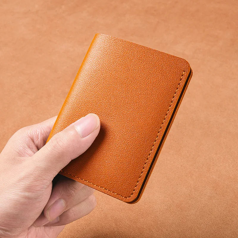 Slim Bifold Card Wallet with Driver's License Window