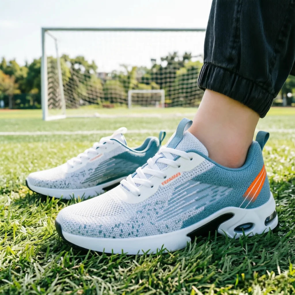 Men's Breathable Mesh Running Shoes with Air Cushion Support