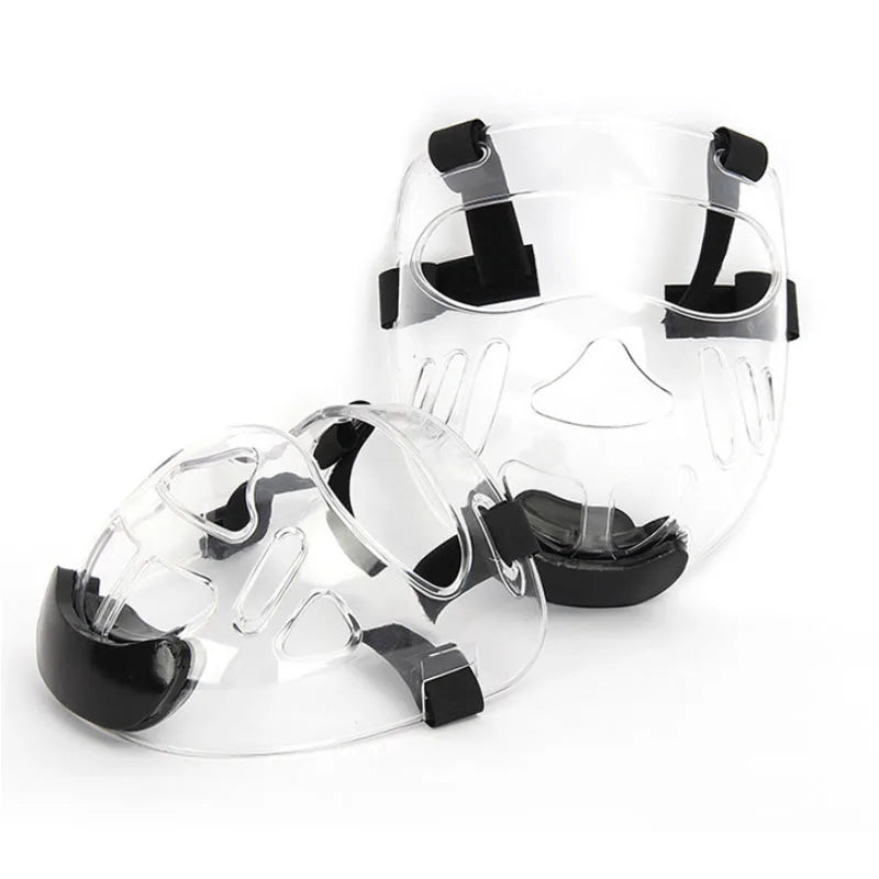 Taekwondo Face Shield Head Guard – Clear Protective Mask for Adults & Kids