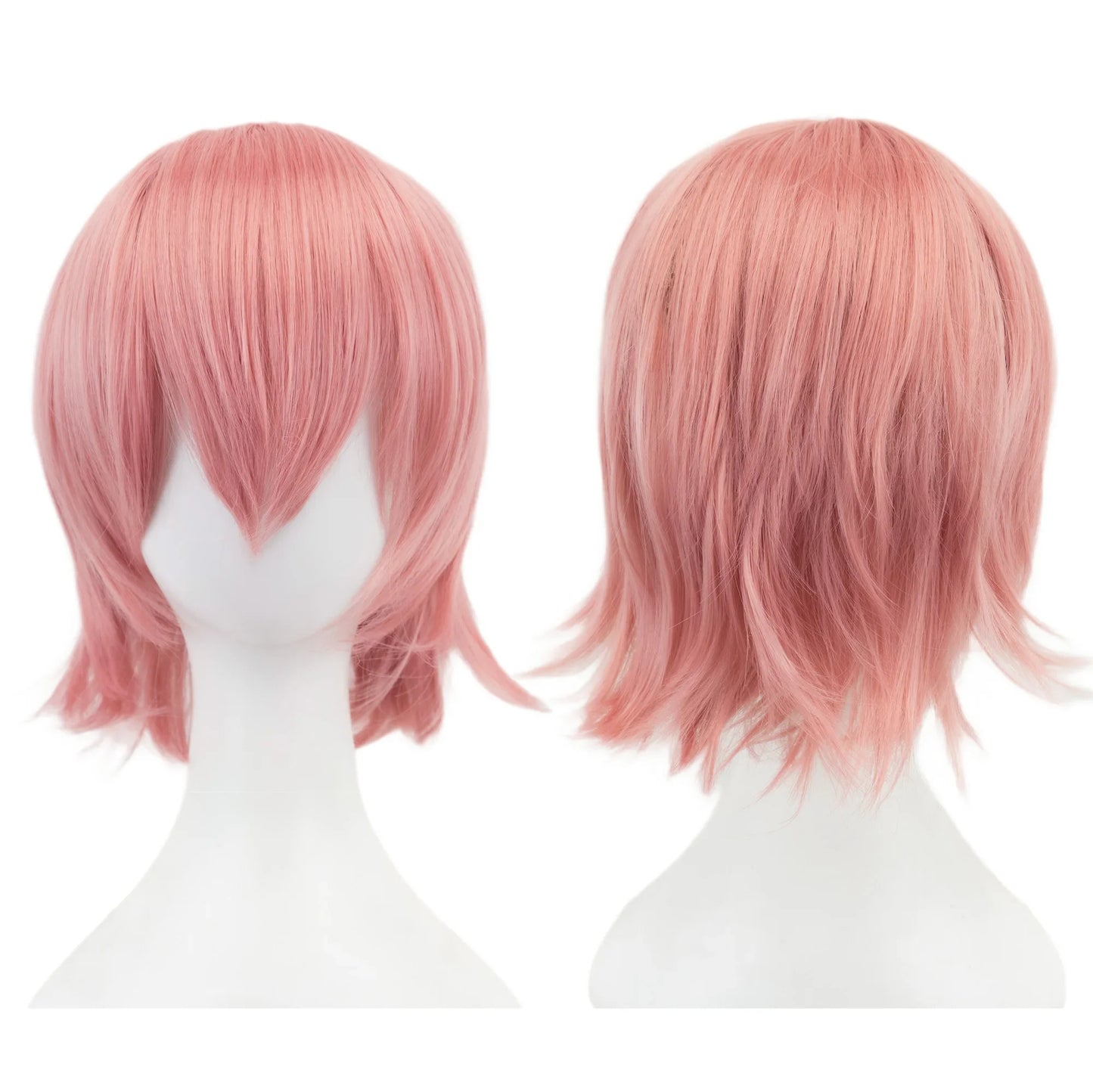 12-Inch Short Cosplay Bob Wig – Multi-Color Synthetic Hair