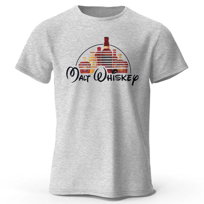 Malt Whiskey Graphic T Shirt Oversized Cotton Tee