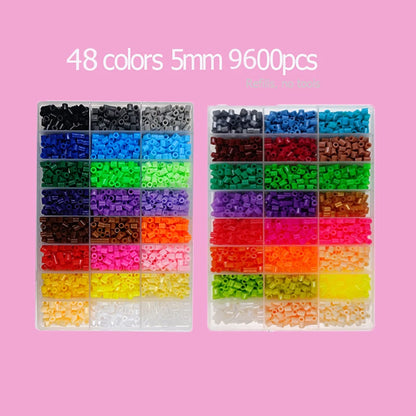 Hama Beads Kit – Fuse Bead Set with Pegboards & Iron