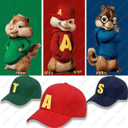 Alvin and the Chipmunks Letter Baseball Cap – Adjustable Unisex Hat