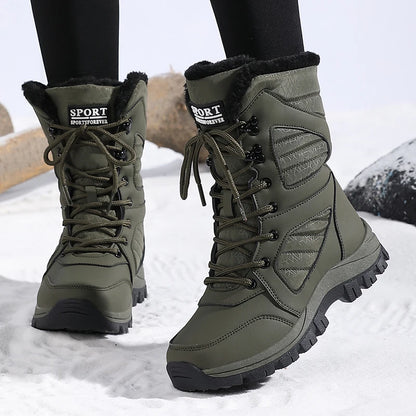 Women's Snow Boots – Waterproof High-Top Winter Ankle Boots