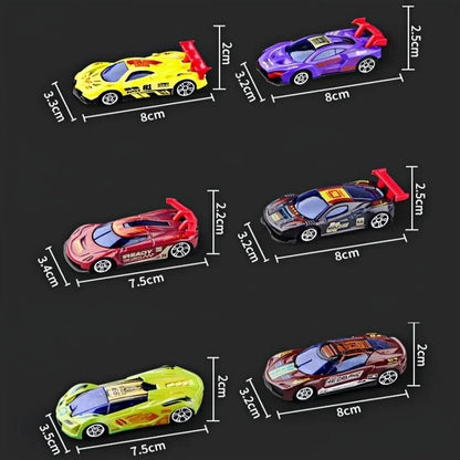 Color-Changing Die-Cast Racing Car Toy – 1:64 Pull Back Model