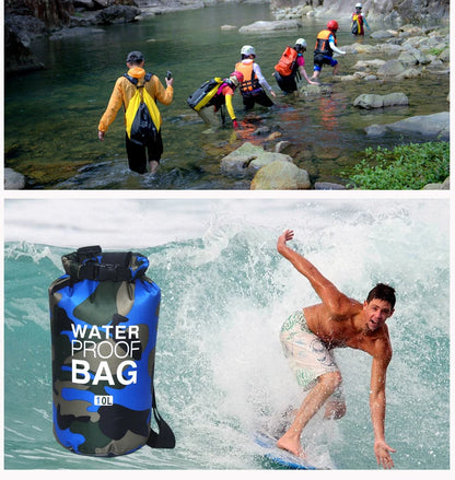 Waterproof Dry Bag – PVC Roll-Top Sack for Kayaking, Rafting & Diving