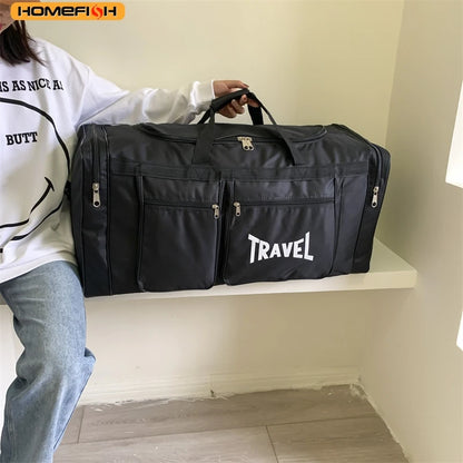 Large Capacity Foldable Travel Duffle Bag – Waterproof & Wear-Resistant