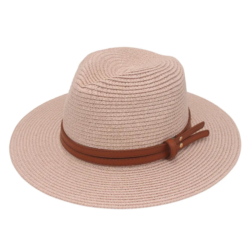 Panama Straw Sun Hat – Unisex Wide Brim Beach & Summer Hat