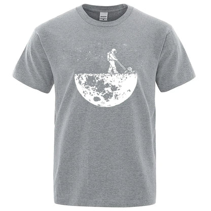 Lunar Cleaner Graphic T Shirt Funny Cotton Blend Tee