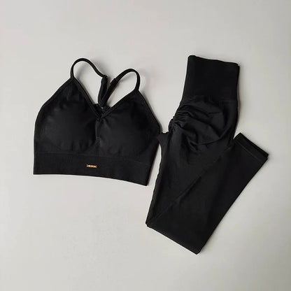 2-Piece Yoga Set for Women | Sports Bra & High Waist Leggings