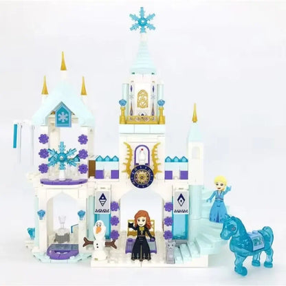 Frozen Princess Snow Castle Building Blocks Set – 360 Pcs DIY Toy