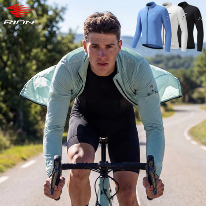 RION Men's Windbreaker Cycling Jacket – Packable, Windproof, UPF50