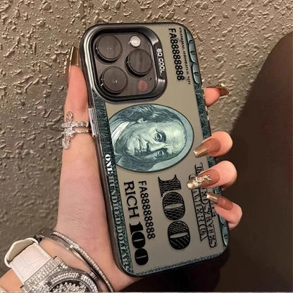 Dollar Popular Design Pc Phone Case Iphone 15 16 14 Plus 16e 13 12 Pro Max Shockproof Matte Hard Usd