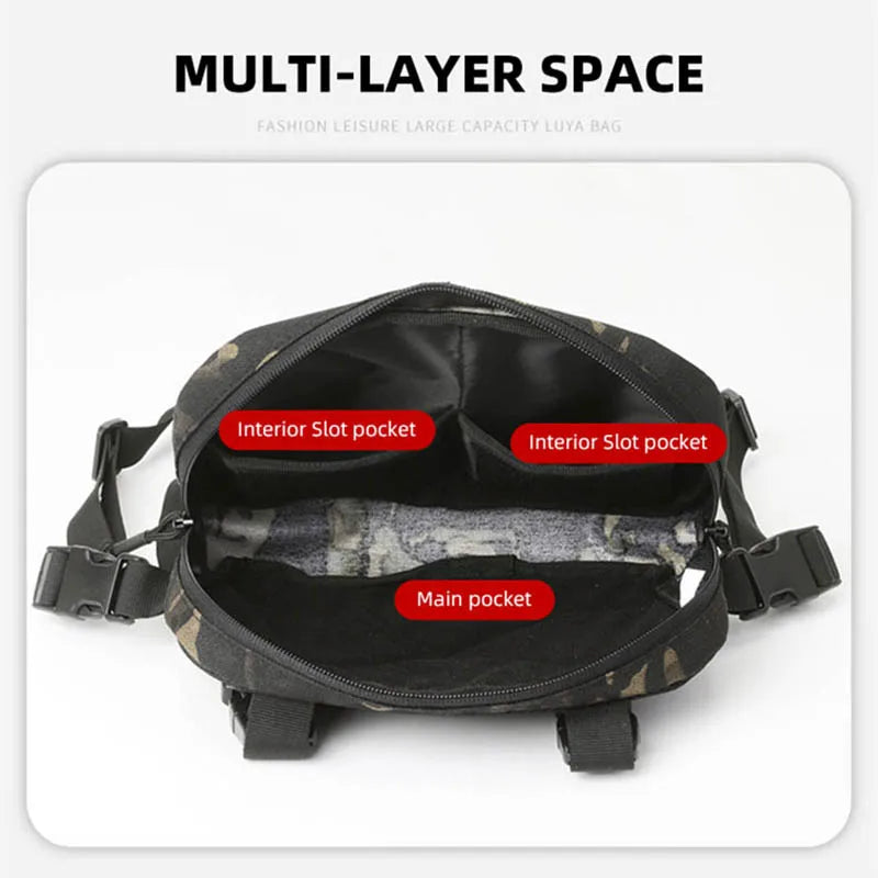 Tactical Chest Rig Bag – Outdoor Vest Pack for Hiking & Camping